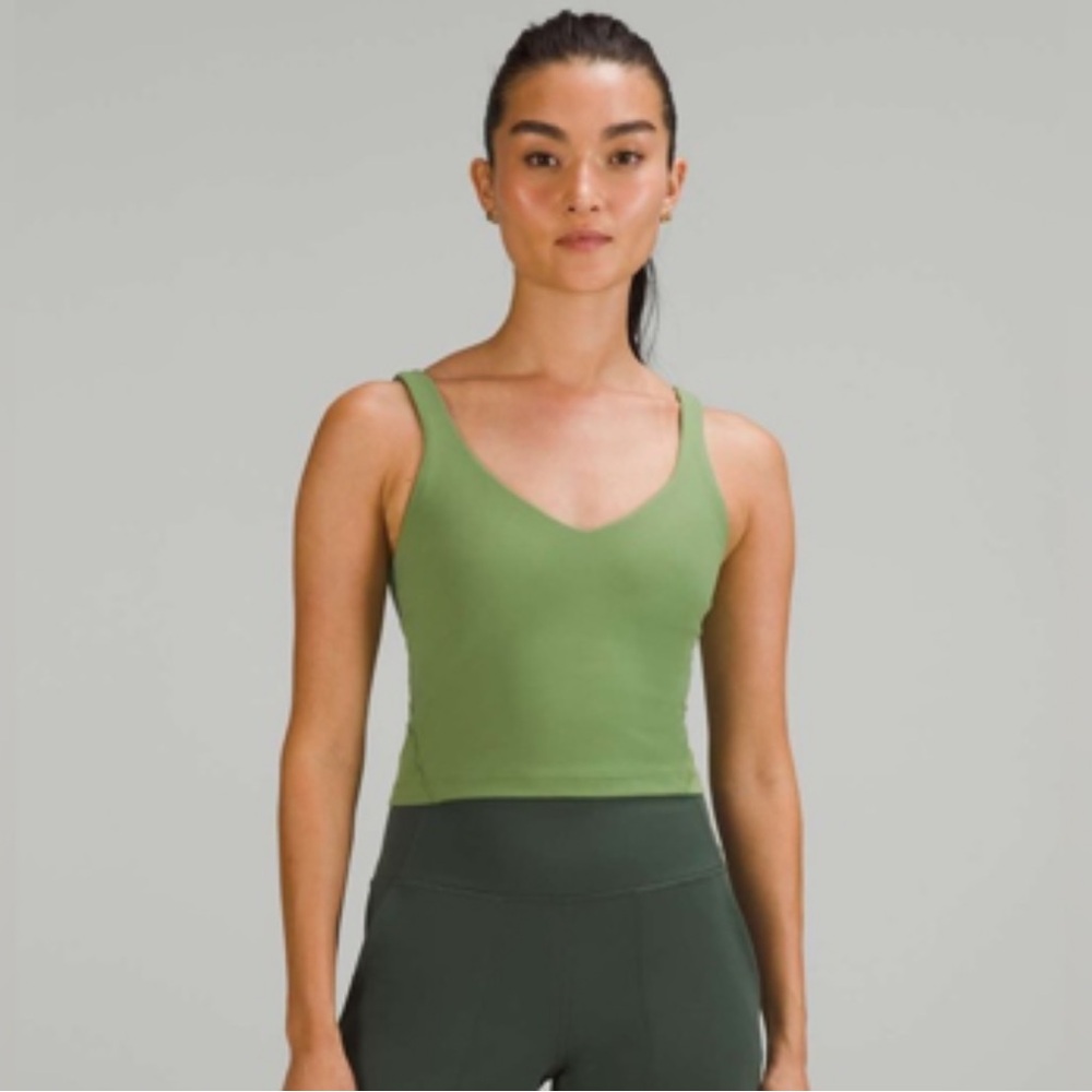 Lululemon Align Tank Top Green Foliage Size 2